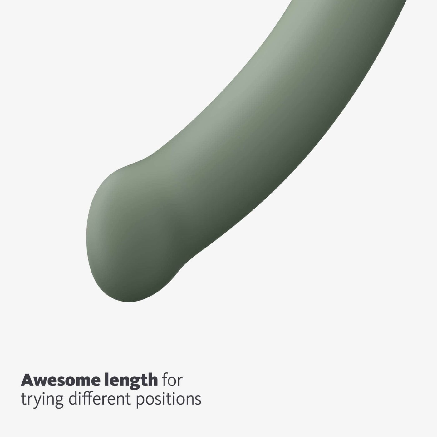 Fun Factory Magnum Silicone Dildo with Suction Base Wild Olive 7 Inch