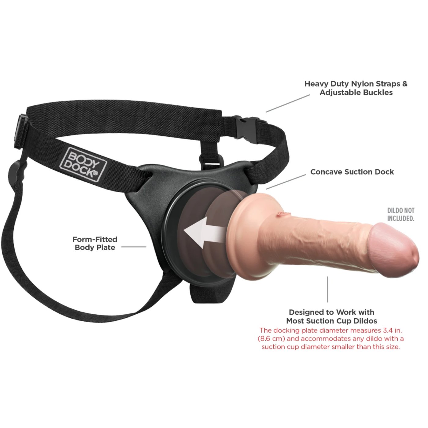 Body Dock Original Perfect Beginner's Strap-On Harness