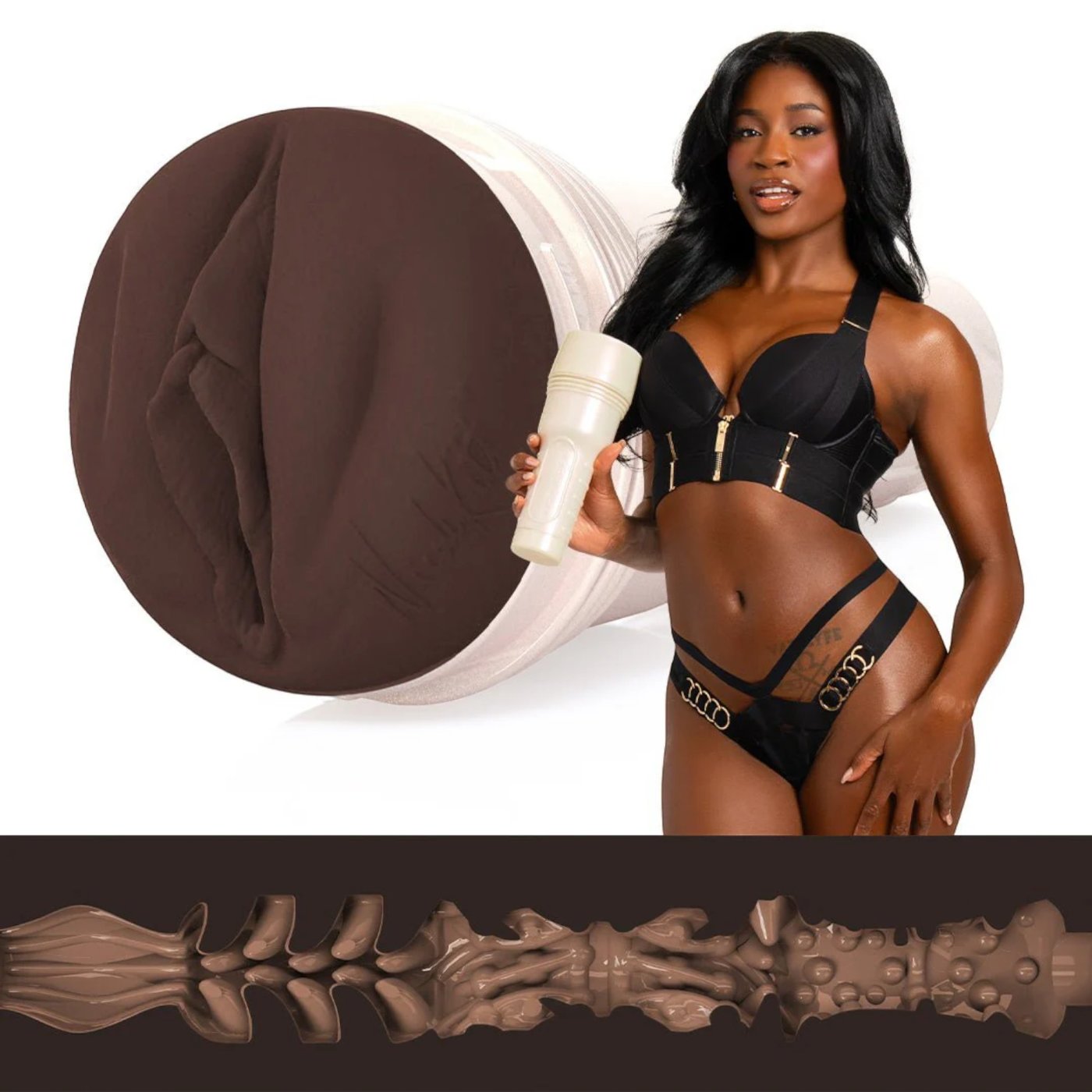 Fleshlight Girls Nicole Kitt Purrrrrfection Vagina Texture Male Masturbator