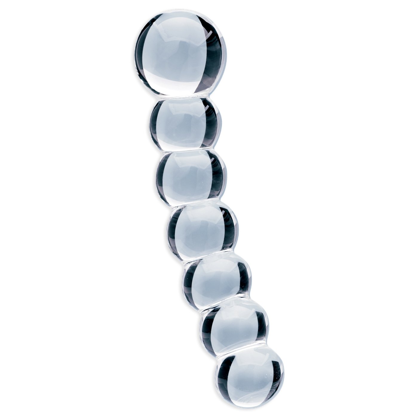 Clarity Celestial Orb Double Ended Glass Dildo 6.6 Inch
