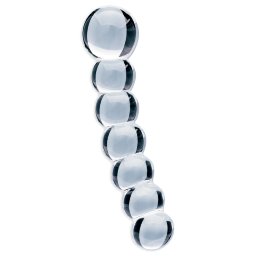 Clarity Celestial Orb Double Ended Glass Dildo 6.6 Inch
