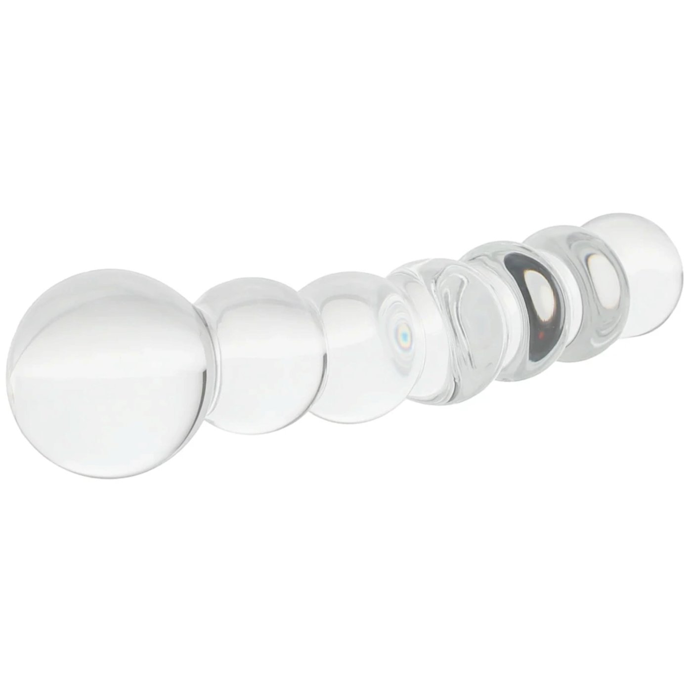 Clarity Celestial Orb Double Ended Glass Dildo 6.6 Inch