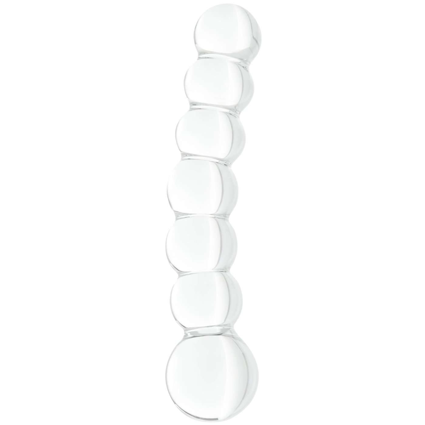 Clarity Celestial Orb Double Ended Glass Dildo 6.6 Inch