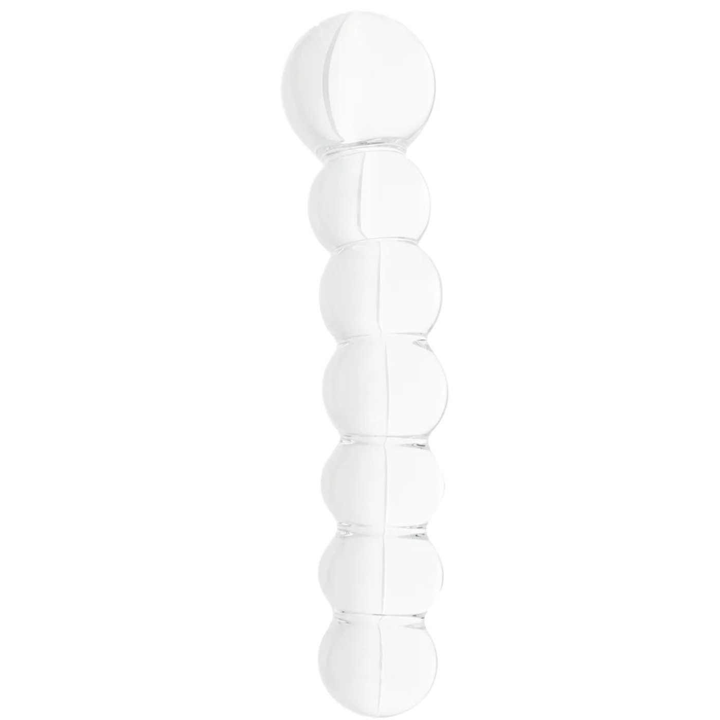 Clarity Celestial Orb Double Ended Glass Dildo 6.6 Inch