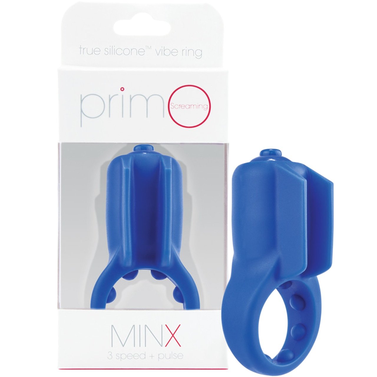 Screaming O PrimO Minx Vibrating Cock Ring Blue