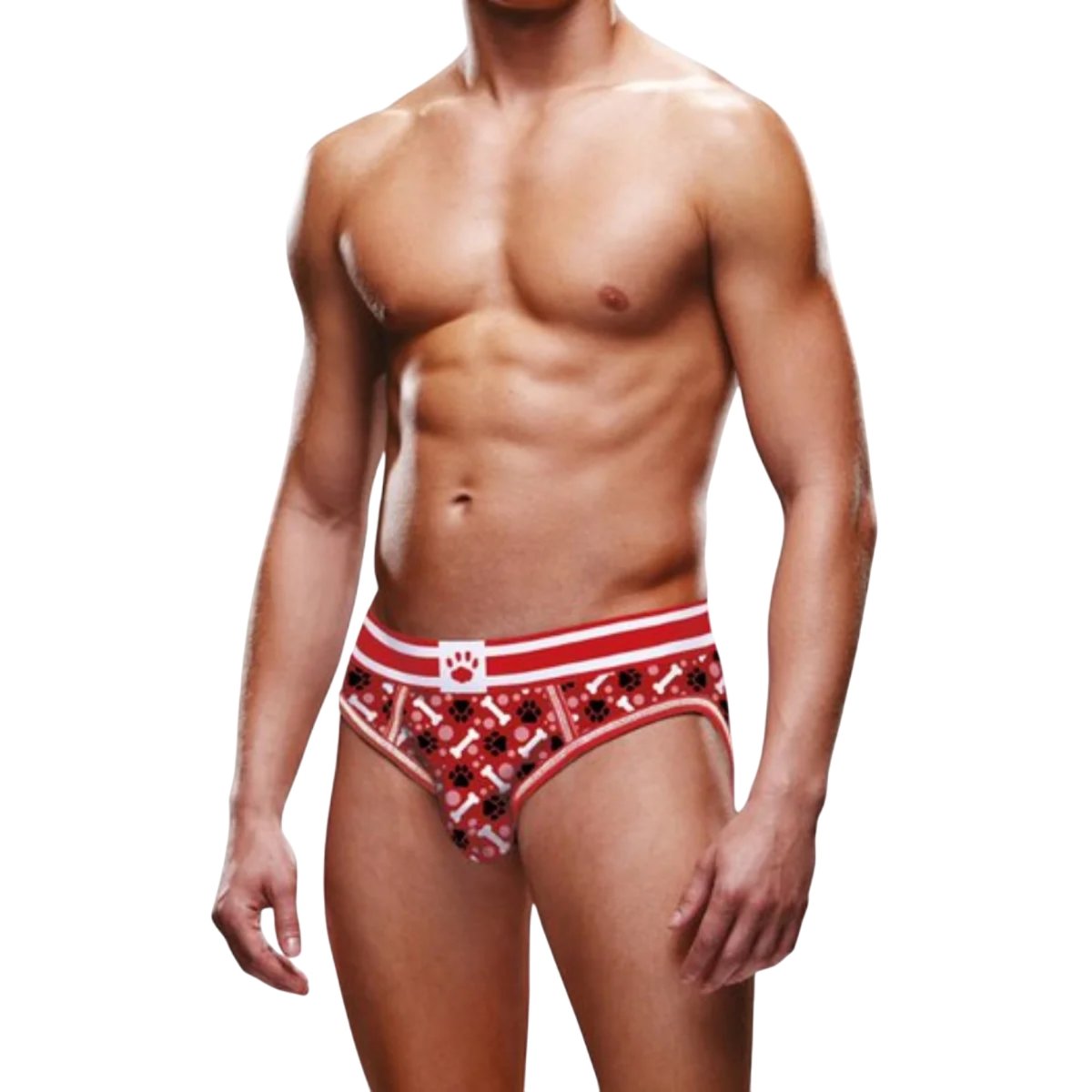 Prowler Red Paw Backless Brief Red White, Xxl
