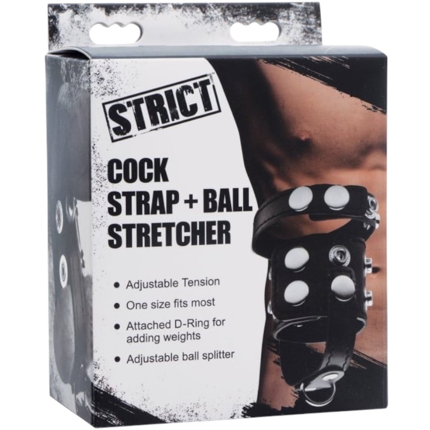 Strict Cock Strap And Ball Stretcher