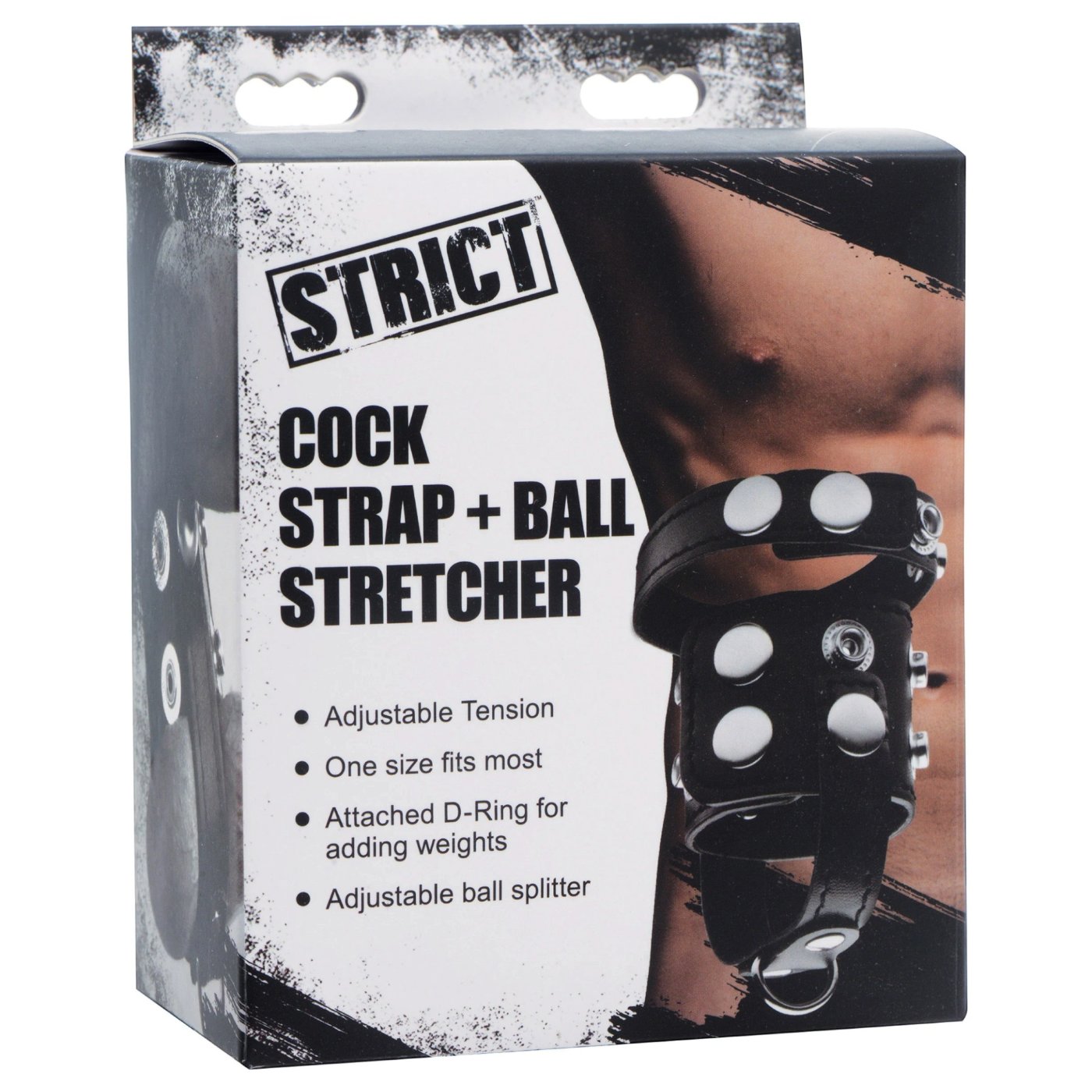 Strict Cock Strap And Ball Stretcher