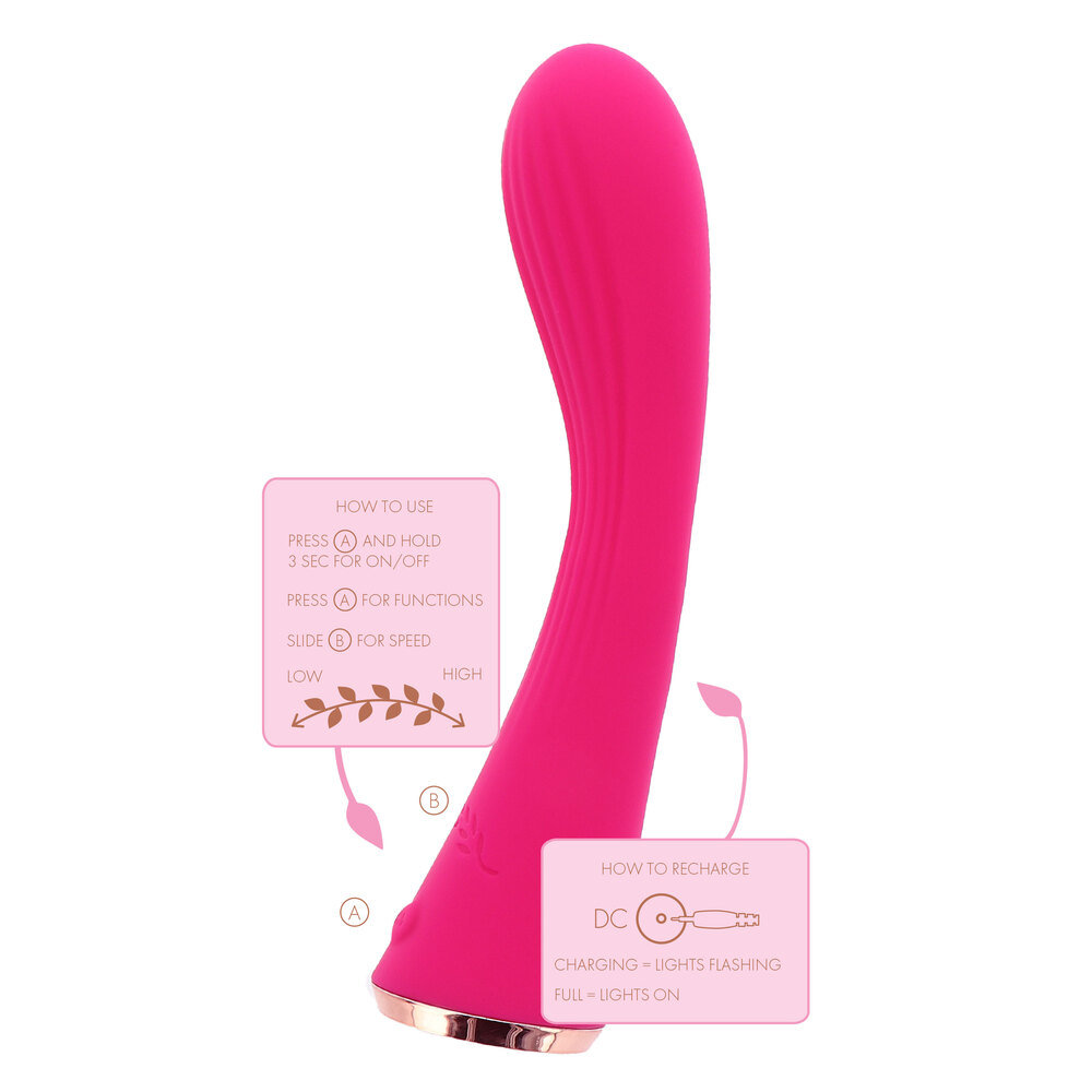 ToyJoy Ivy G-Spot Vibrator Rose