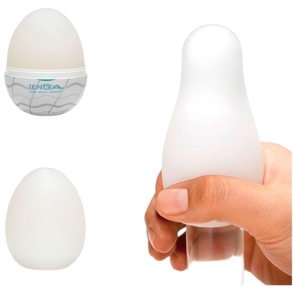 Tenga Egg Wavy 2 Textured Male Masturbator