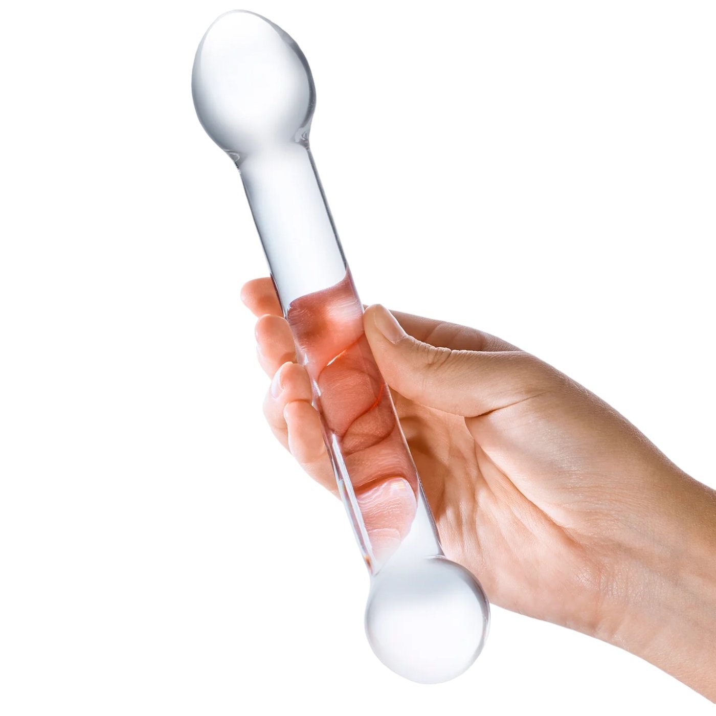 Glas Curved Glass G Spot Stimulator Clear 7 Inch