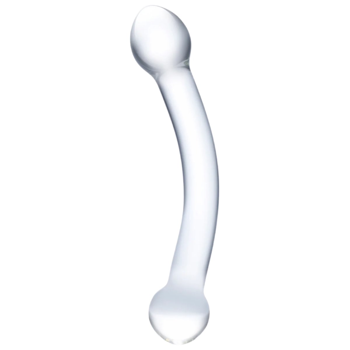 Glas Curved Glass G Spot Stimulator Clear 7 Inch