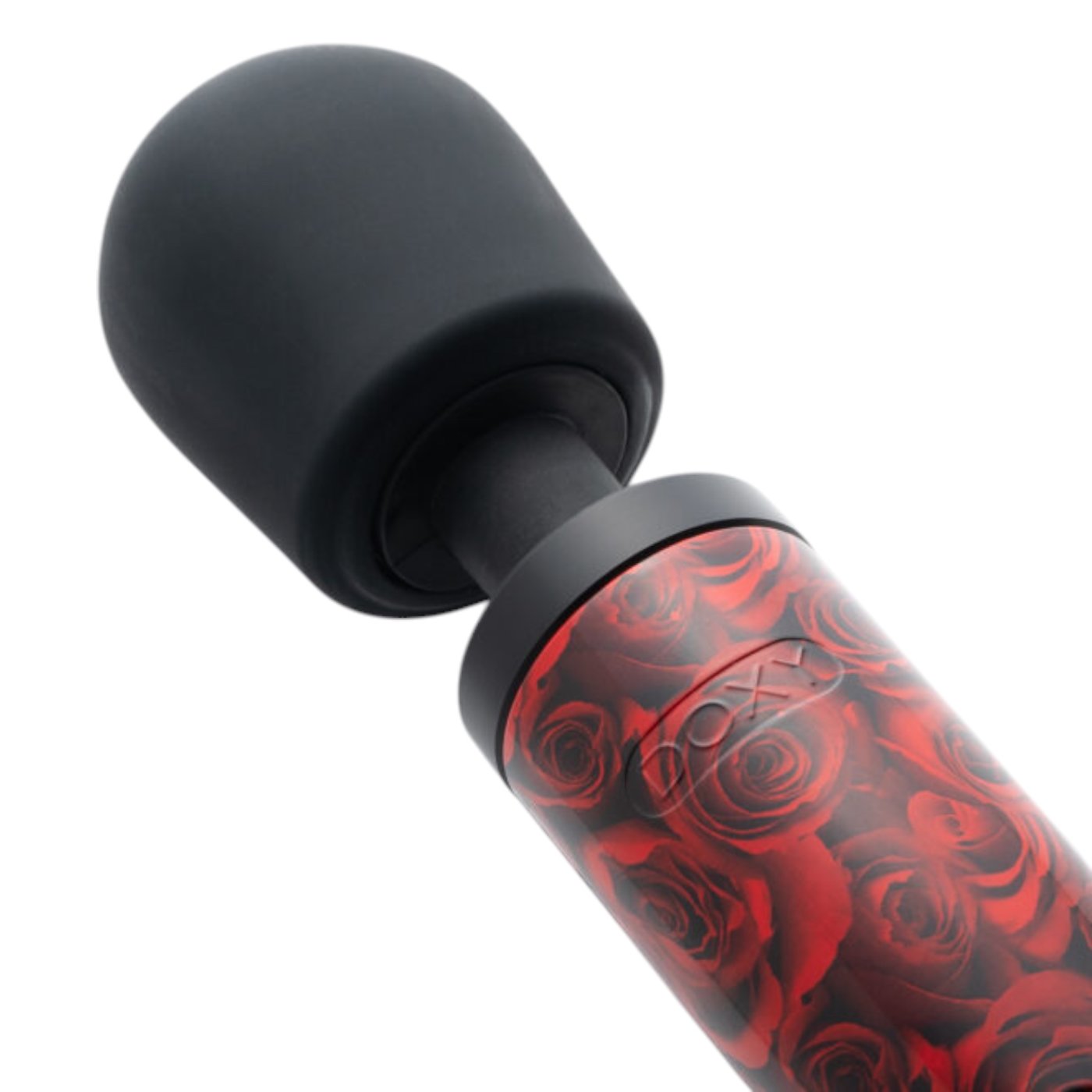 Doxy Original Rose-Patterned Wand Massager Red