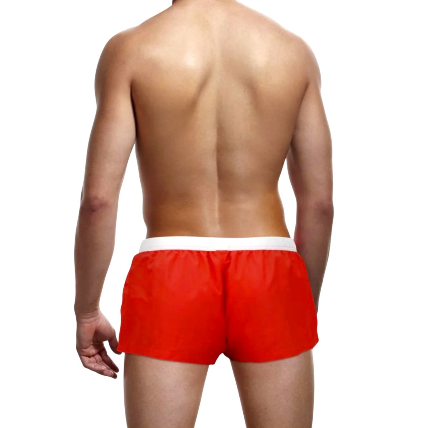 Prowler Sexy Swim Trunk with Paw Logo Red