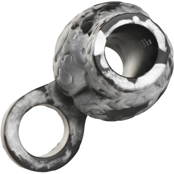 Creature Cocks Night Prowler Silicone Girth Enhancer with Ball Strap Silver