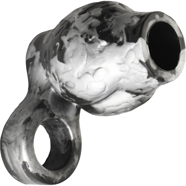 Creature Cocks Night Prowler Silicone Girth Enhancer with Ball Strap Silver