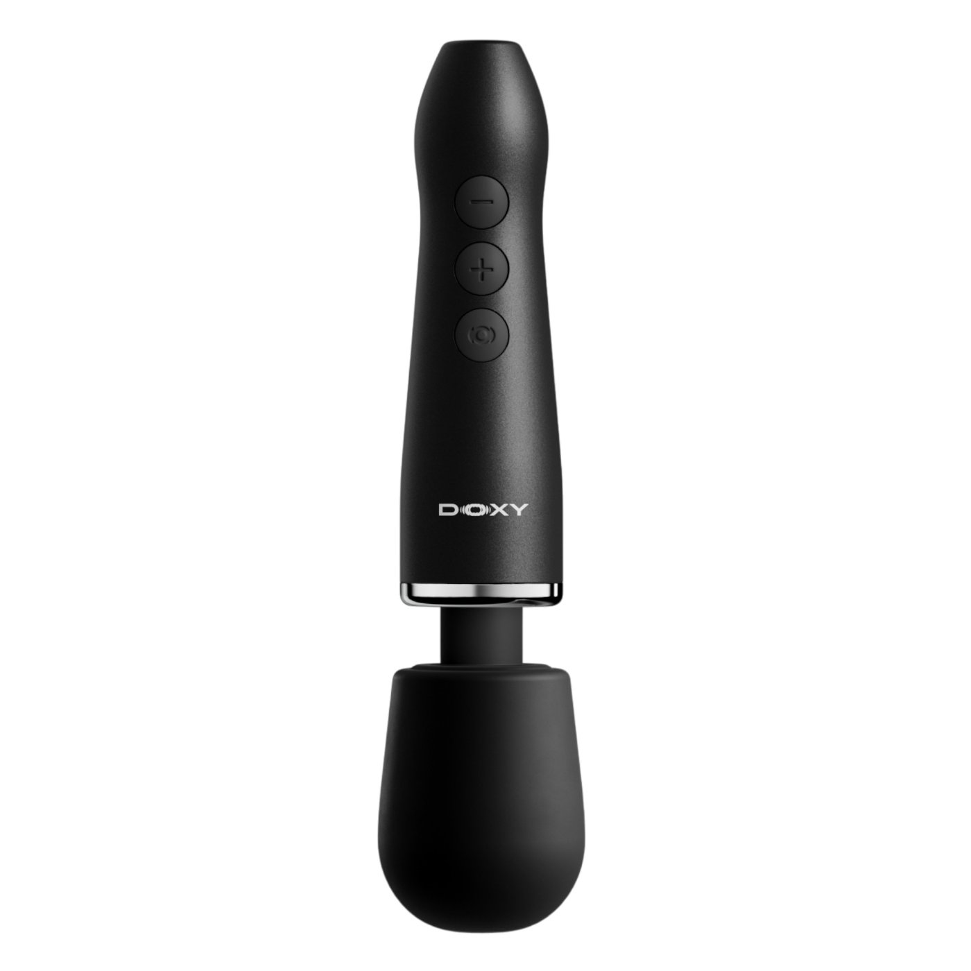Doxy Go Ultra Compact Rechargeable Mini Wand Vibrator Black