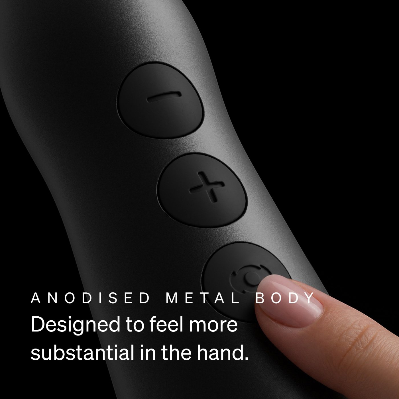 Doxy Go Ultra Compact Rechargeable Mini Wand Vibrator Black