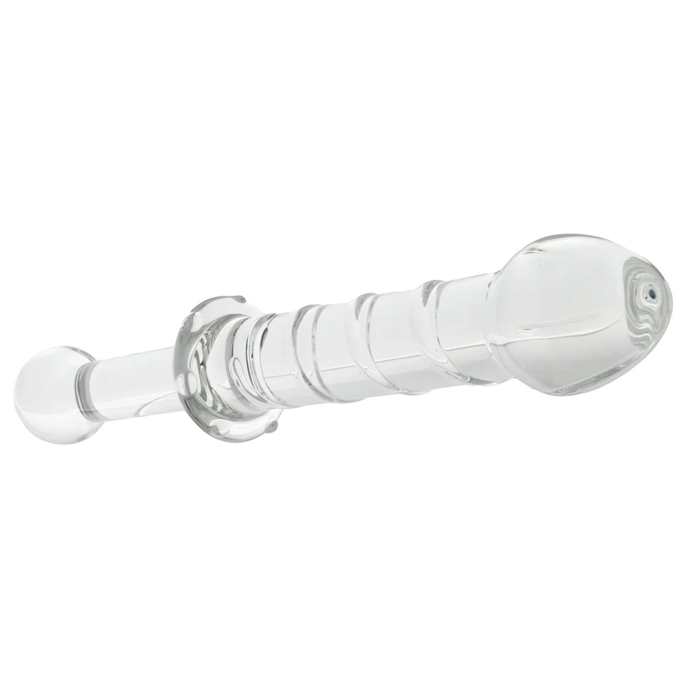 Clarity Elysian Swirl Double Ended Glass Dildo 9 Inch