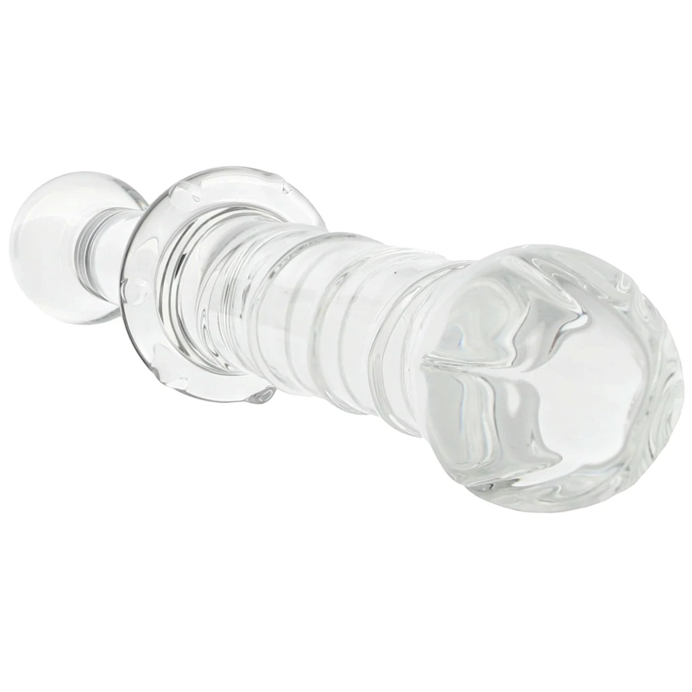 Clarity Elysian Swirl Double Ended Glass Dildo 9 Inch