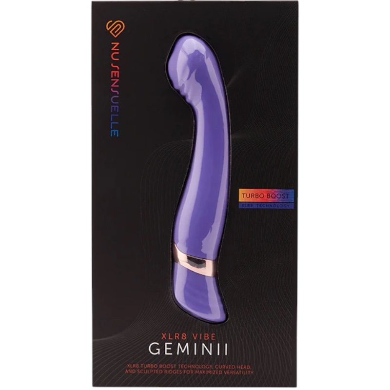 Nu Sensuelle Geminii XLR8 Rechargeable G-Spot Vibrator Violet