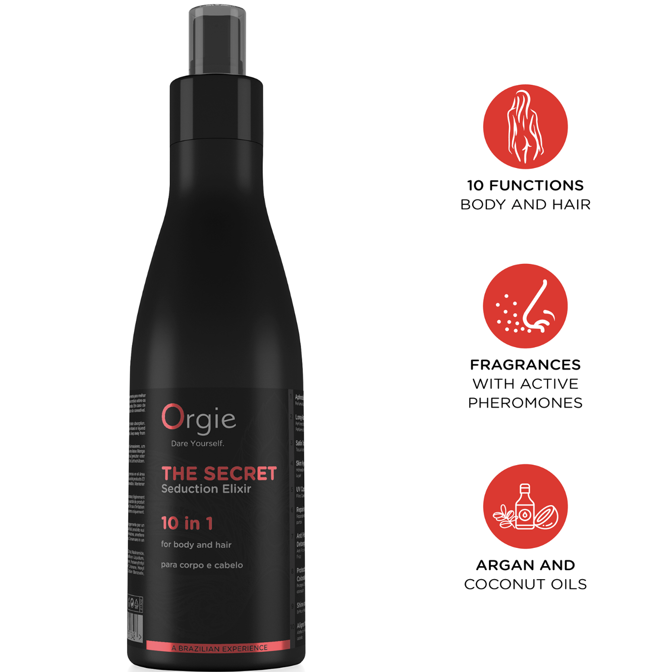 Orgie The Secret Seduction Elixir 10 In 1 Body and Hair Moisturiser 200ml