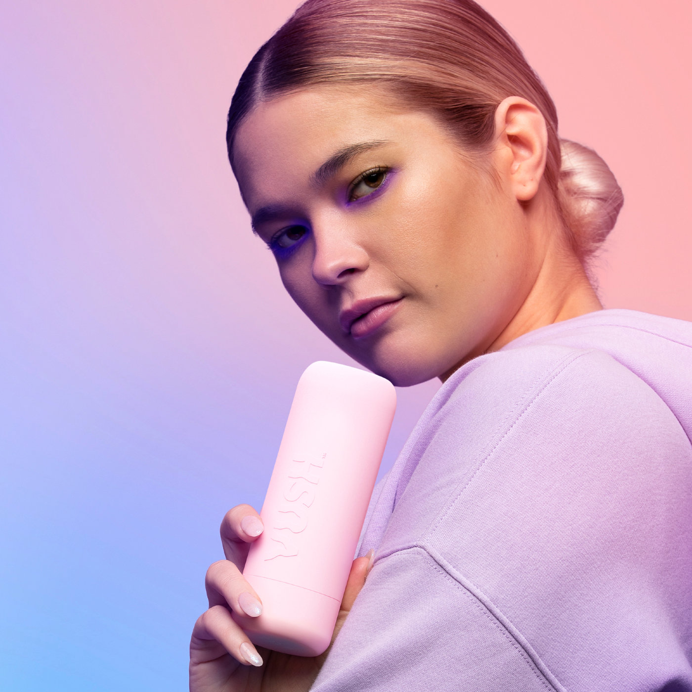 Vush Glow Compact Rechargeable Pink Rabbit Vibrator