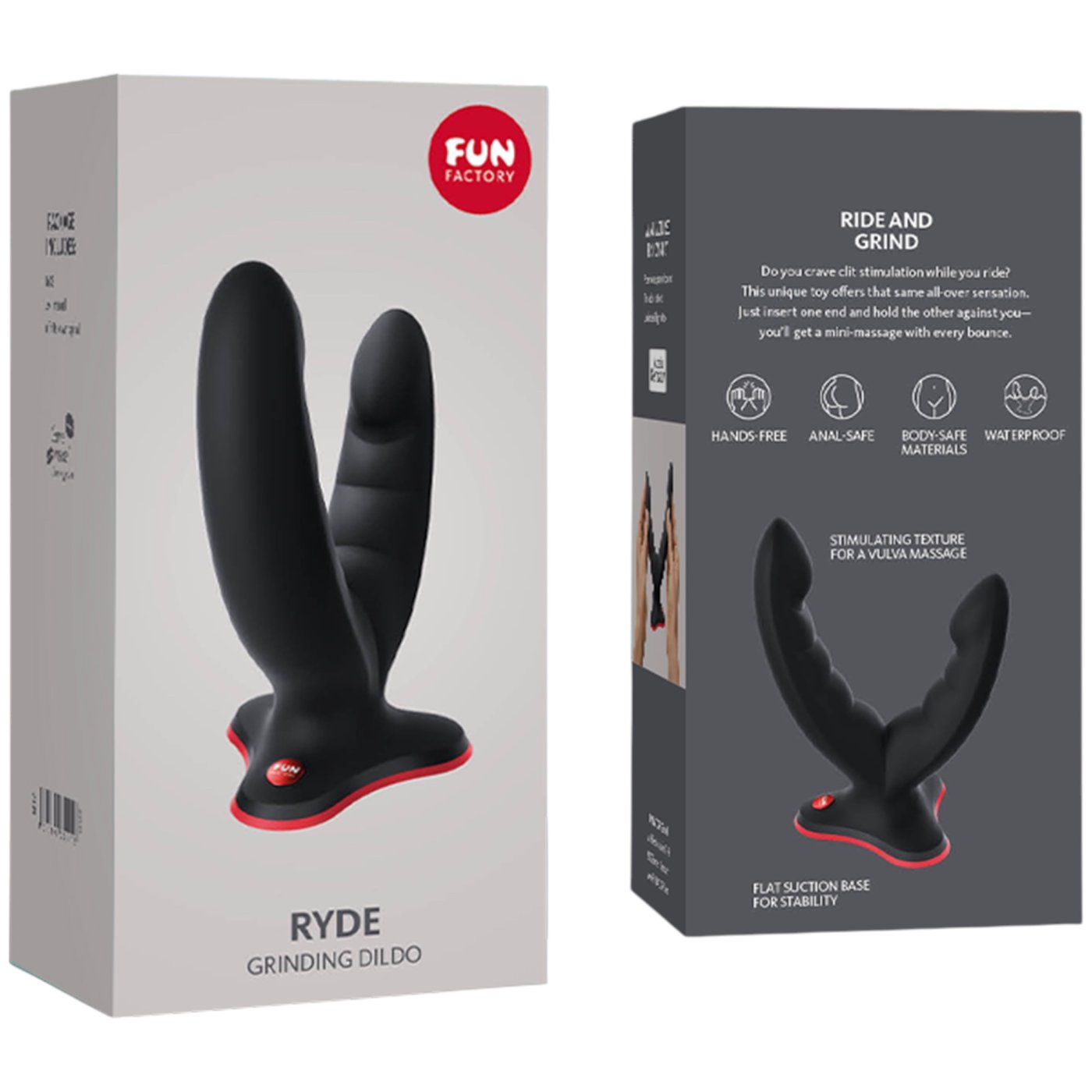 Fun Factory Ryde Double Ended Grinding Silicone Dildo