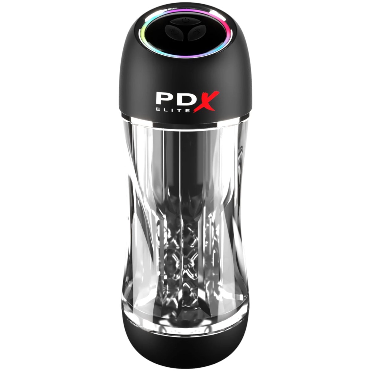 PDX Elite ViewTube Pro See-Thru Vibrating Stroker