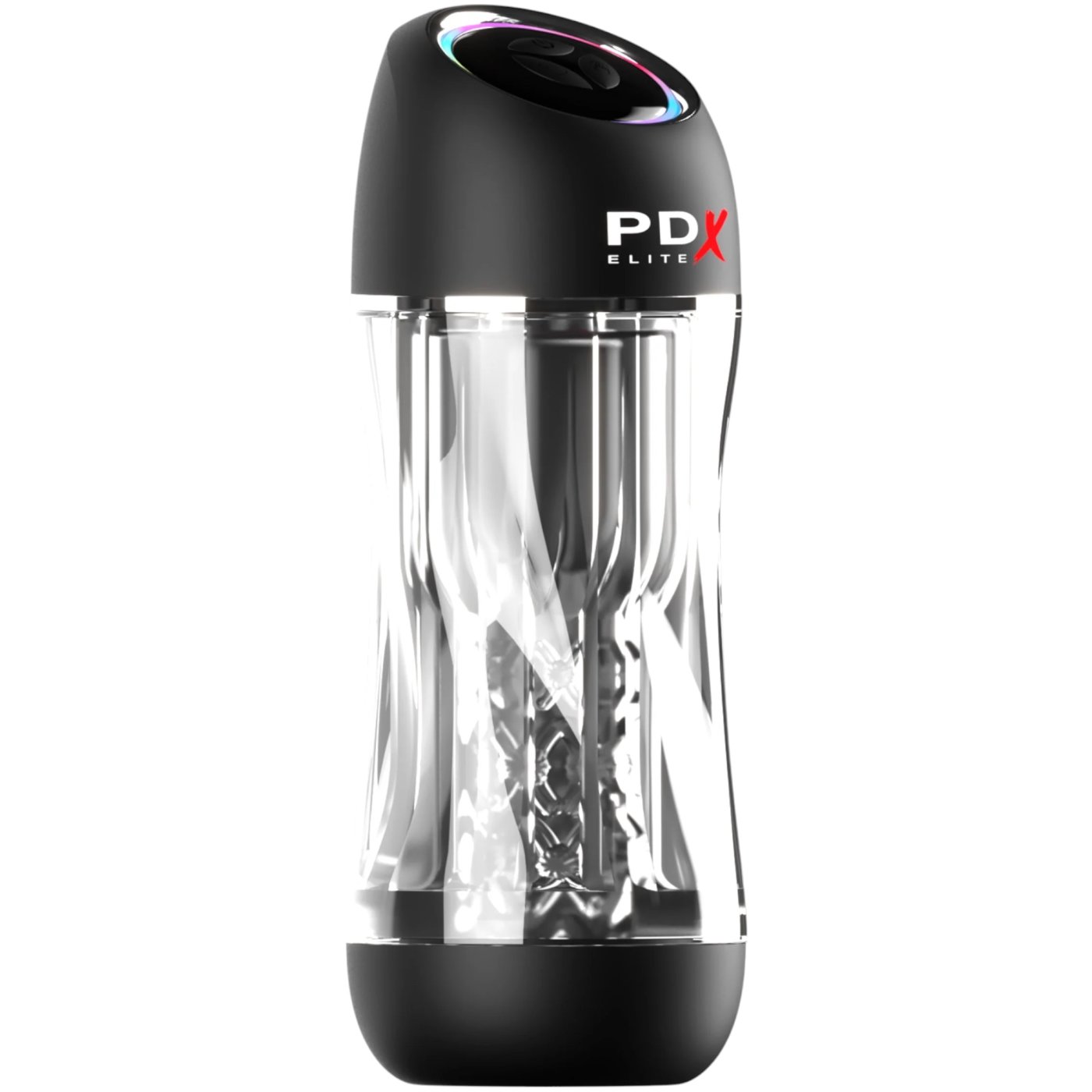 PDX Elite ViewTube Pro See-Thru Vibrating Stroker
