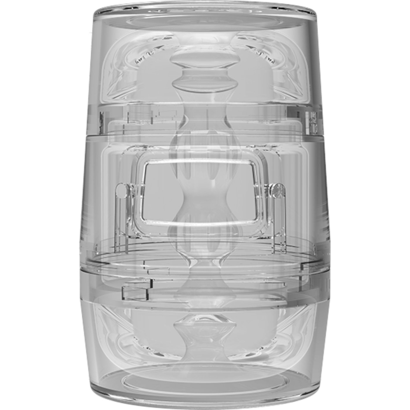 Main Squeeze POP-OFF OPTIX Mini Stroker Clear