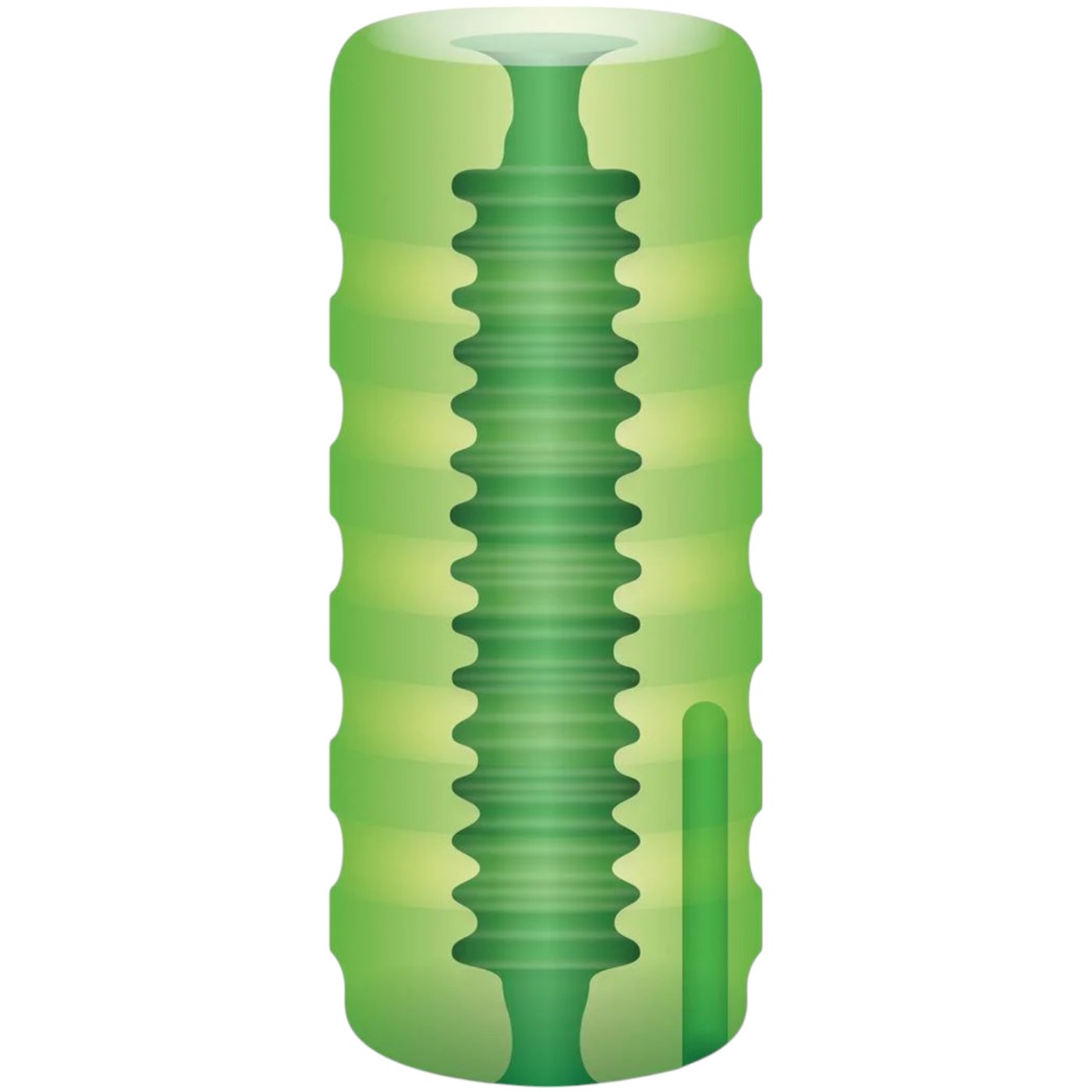 Zolo Original Squeezable Vibrating Stroker Green