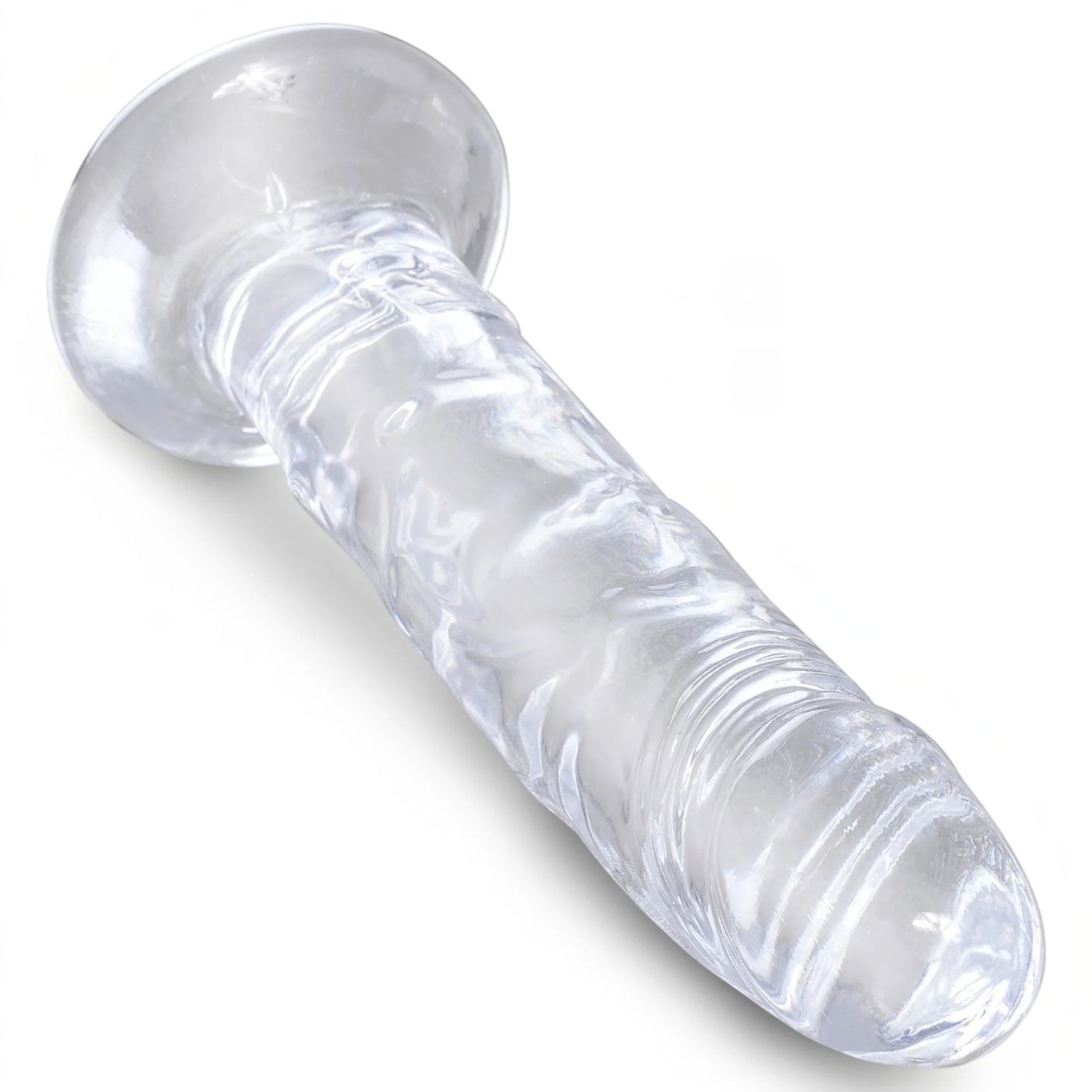 King Cock Clear 6 Inch Suction Cup Dildo