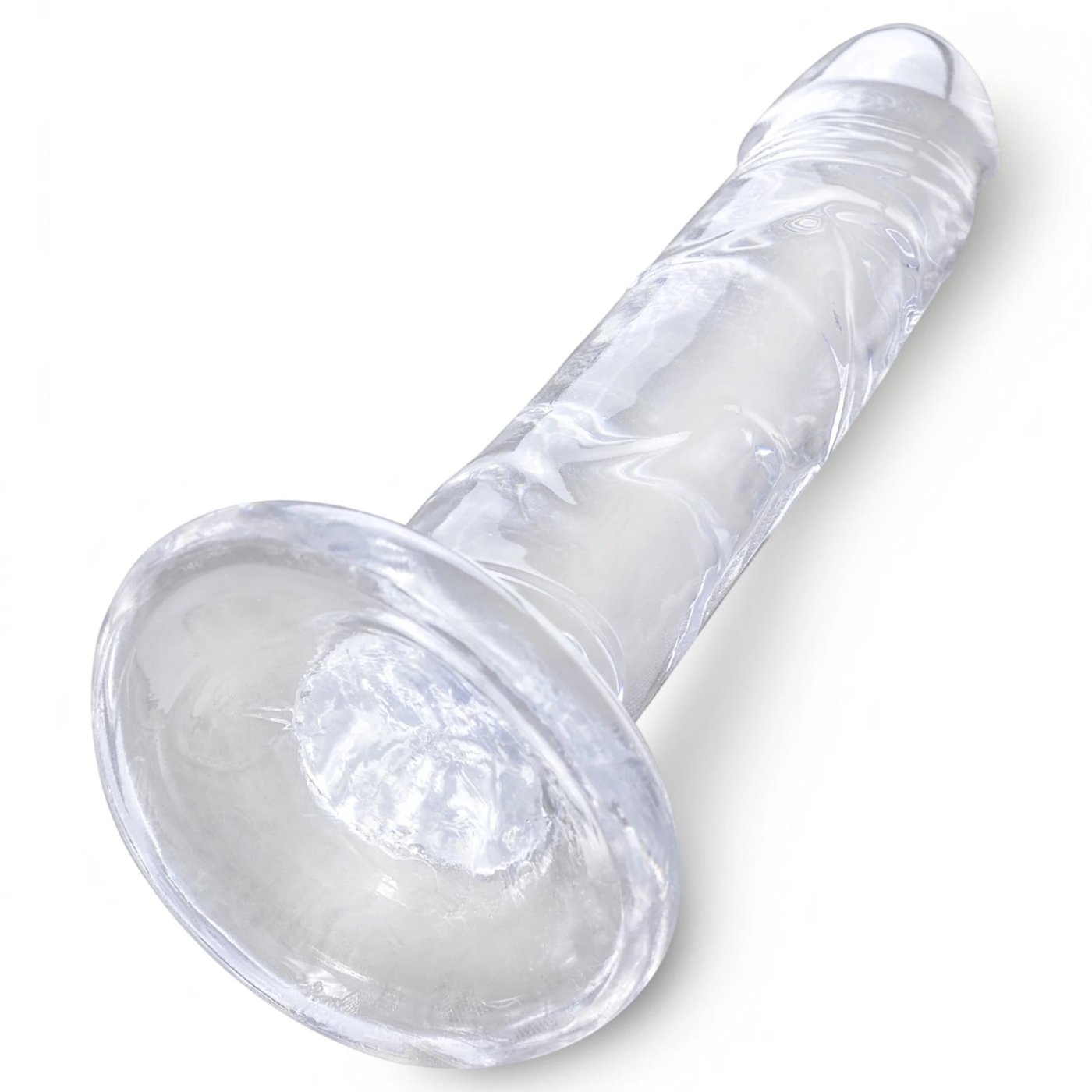 King Cock Clear 6 Inch Suction Cup Dildo