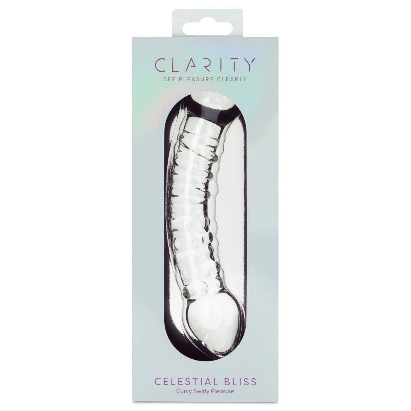 Clarity Celestial Bliss Double Ended Glass Dildo 7.6 Inch