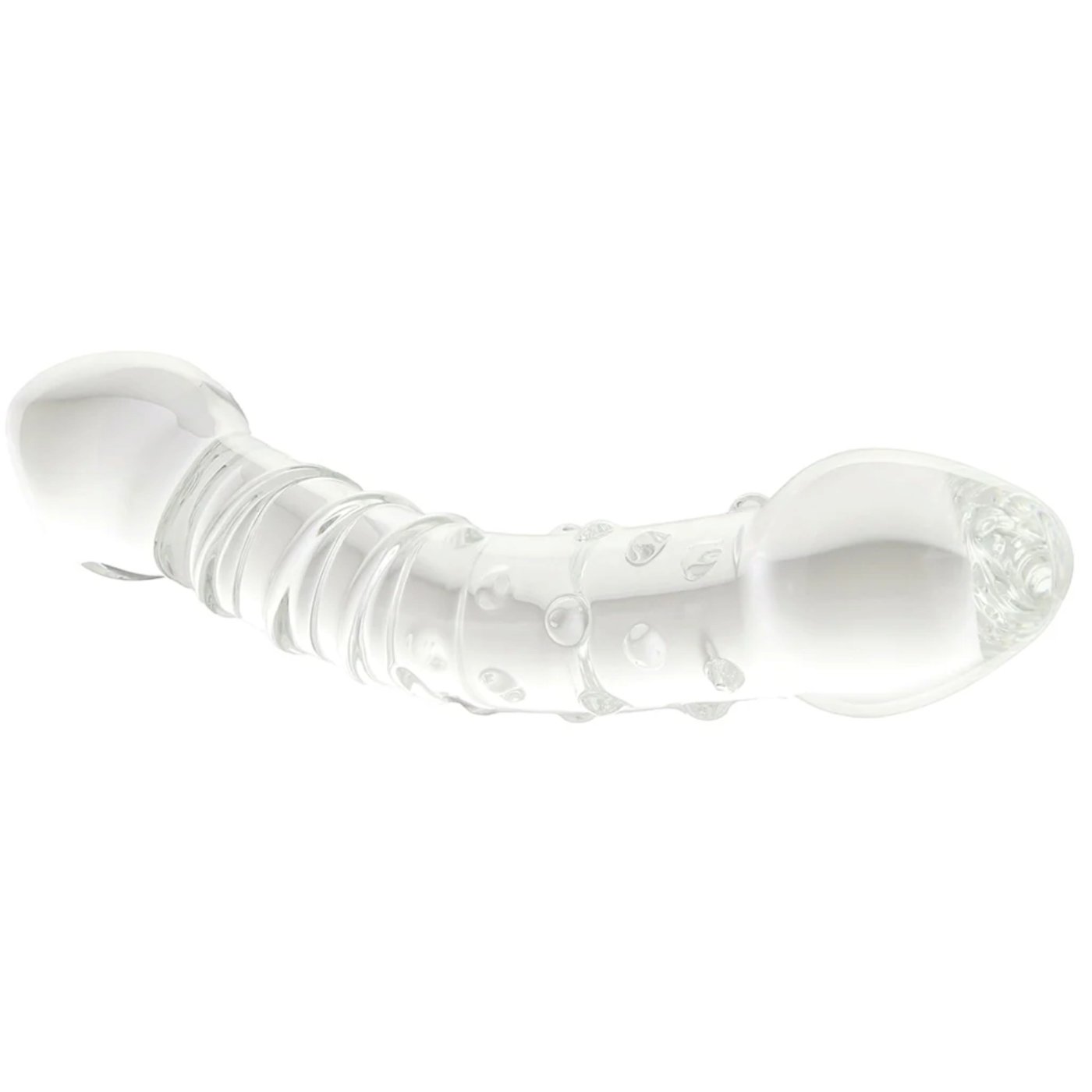 Clarity Celestial Bliss Double Ended Glass Dildo 7.6 Inch