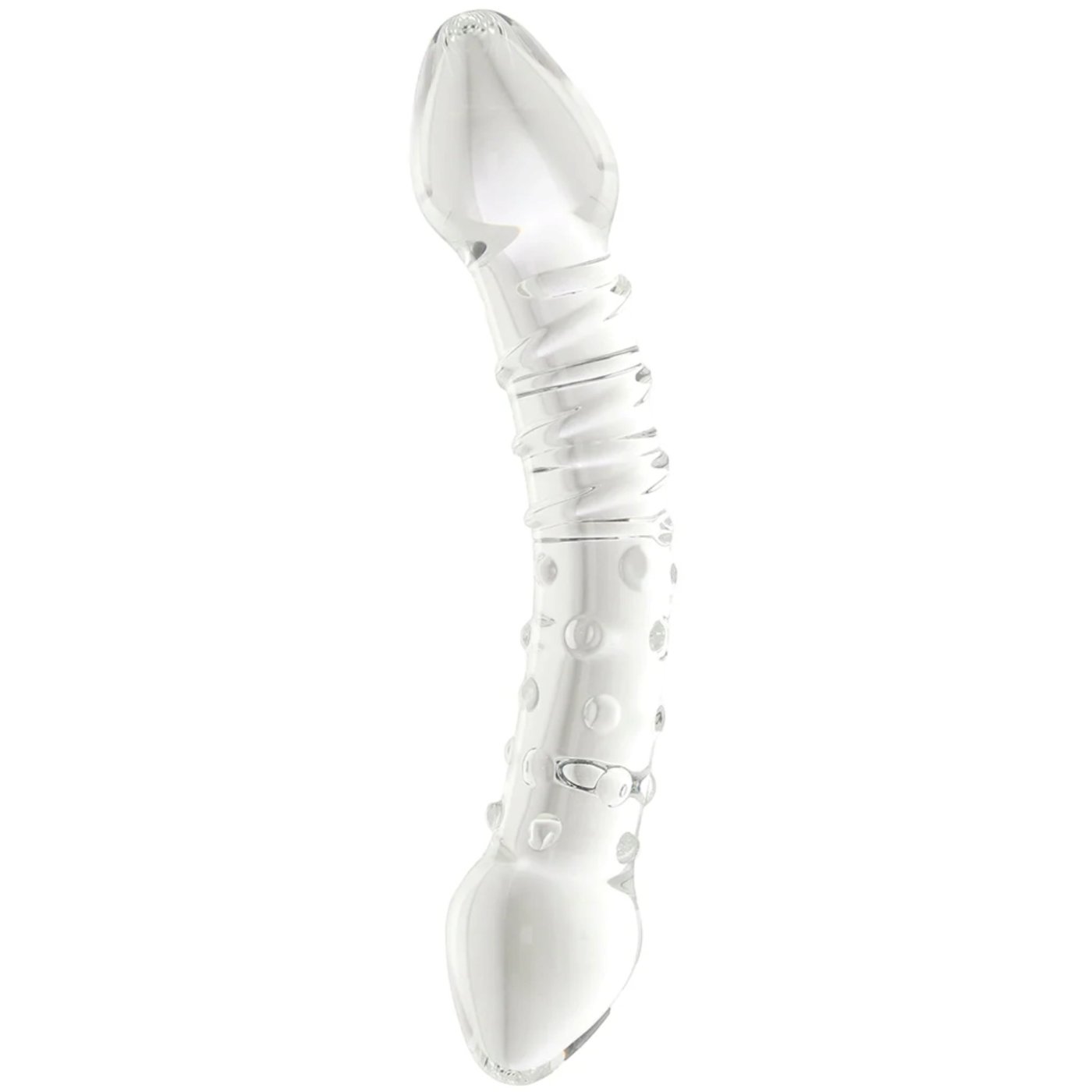 Clarity Celestial Bliss Double Ended Glass Dildo 7.6 Inch