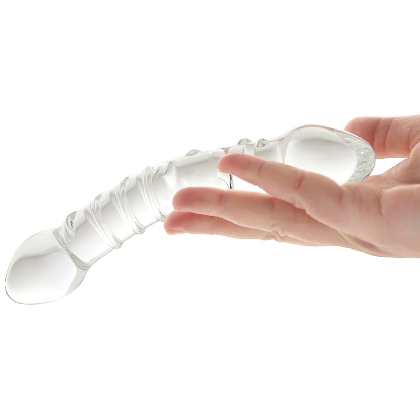 Clarity Celestial Bliss Double Ended Glass Dildo 7.6 Inch