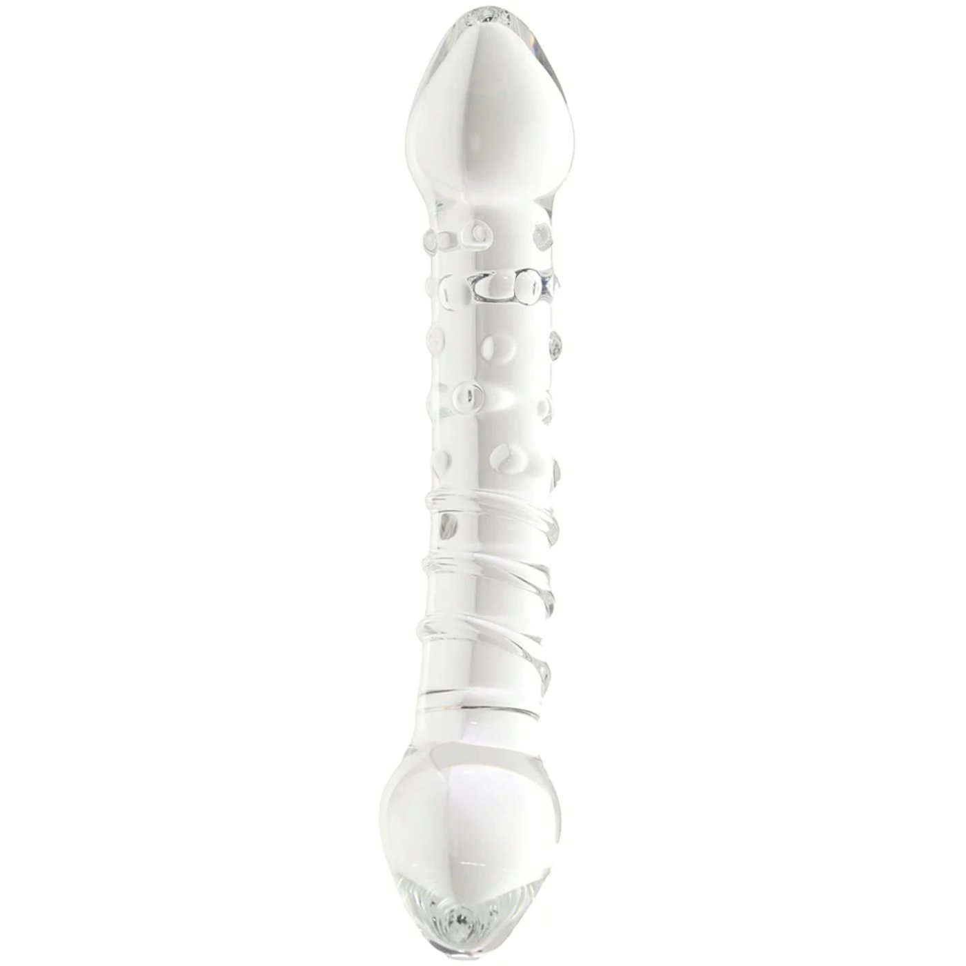 Clarity Celestial Bliss Double Ended Glass Dildo 7.6 Inch