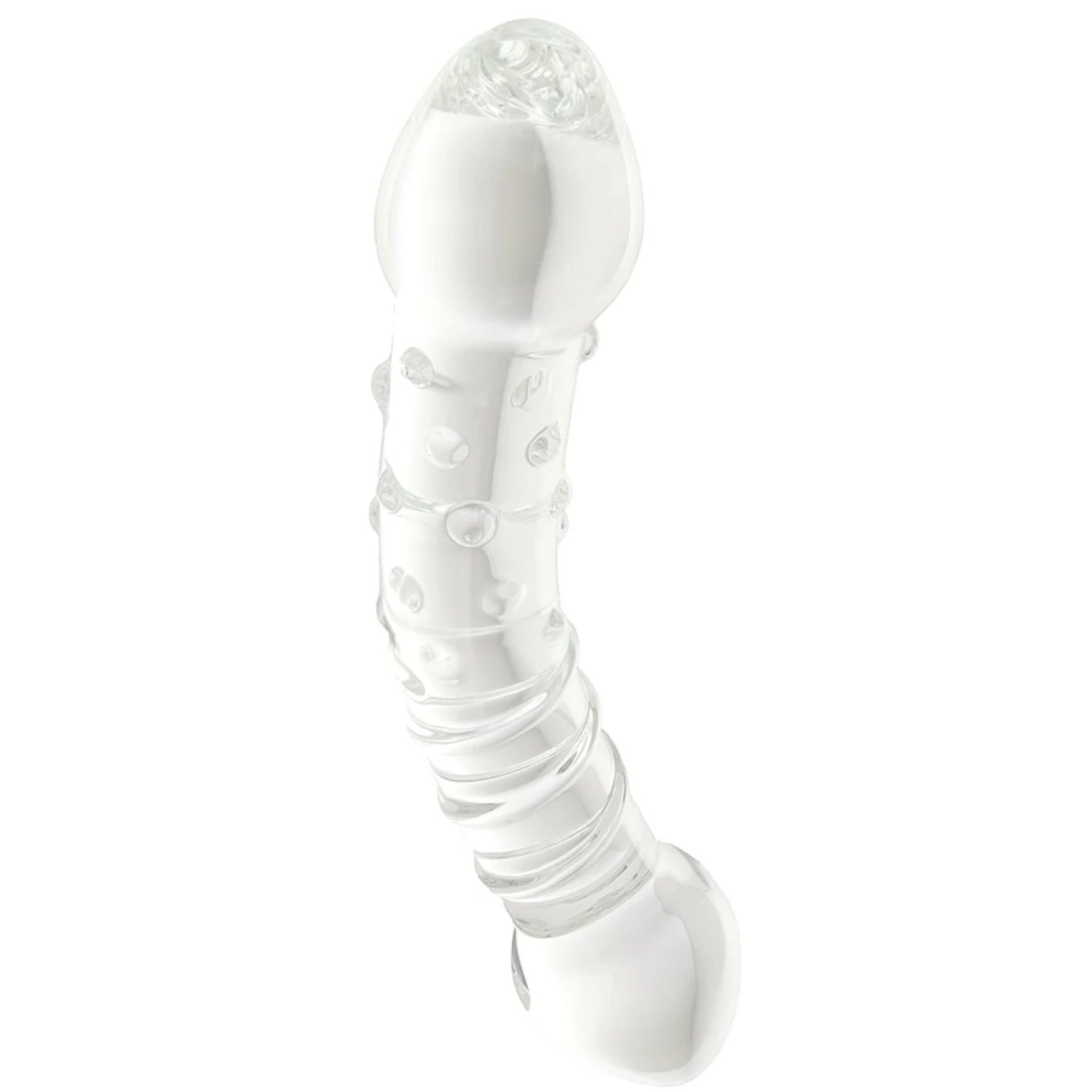 Clarity Celestial Bliss Double Ended Glass Dildo 7.6 Inch