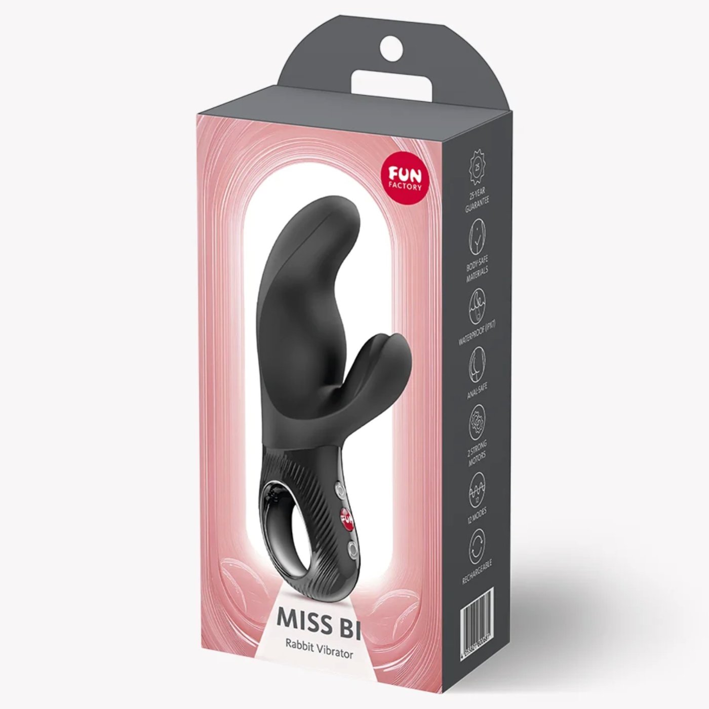Fun Factory Miss Bi Rechargeable Rabbit Vibrator Black