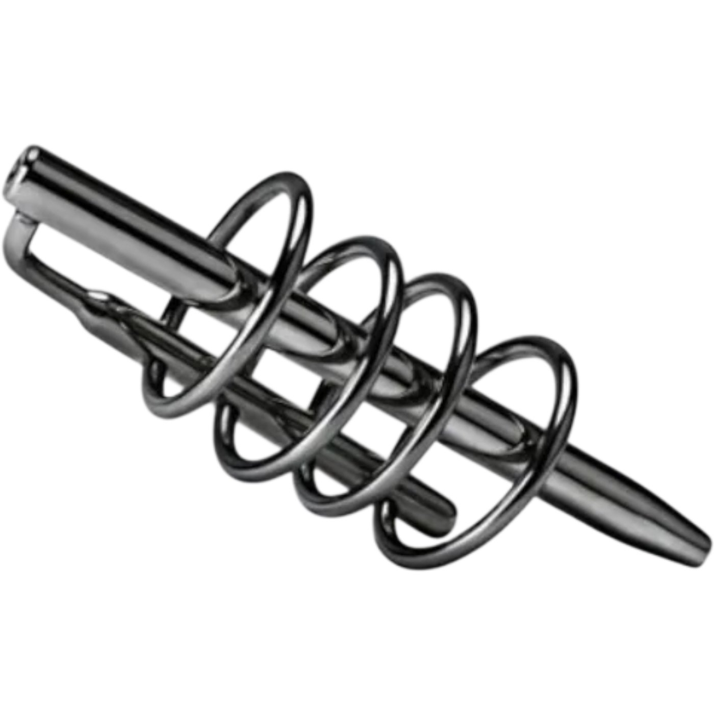 Prowler RED Urethral Plug &amp; Cage Silver