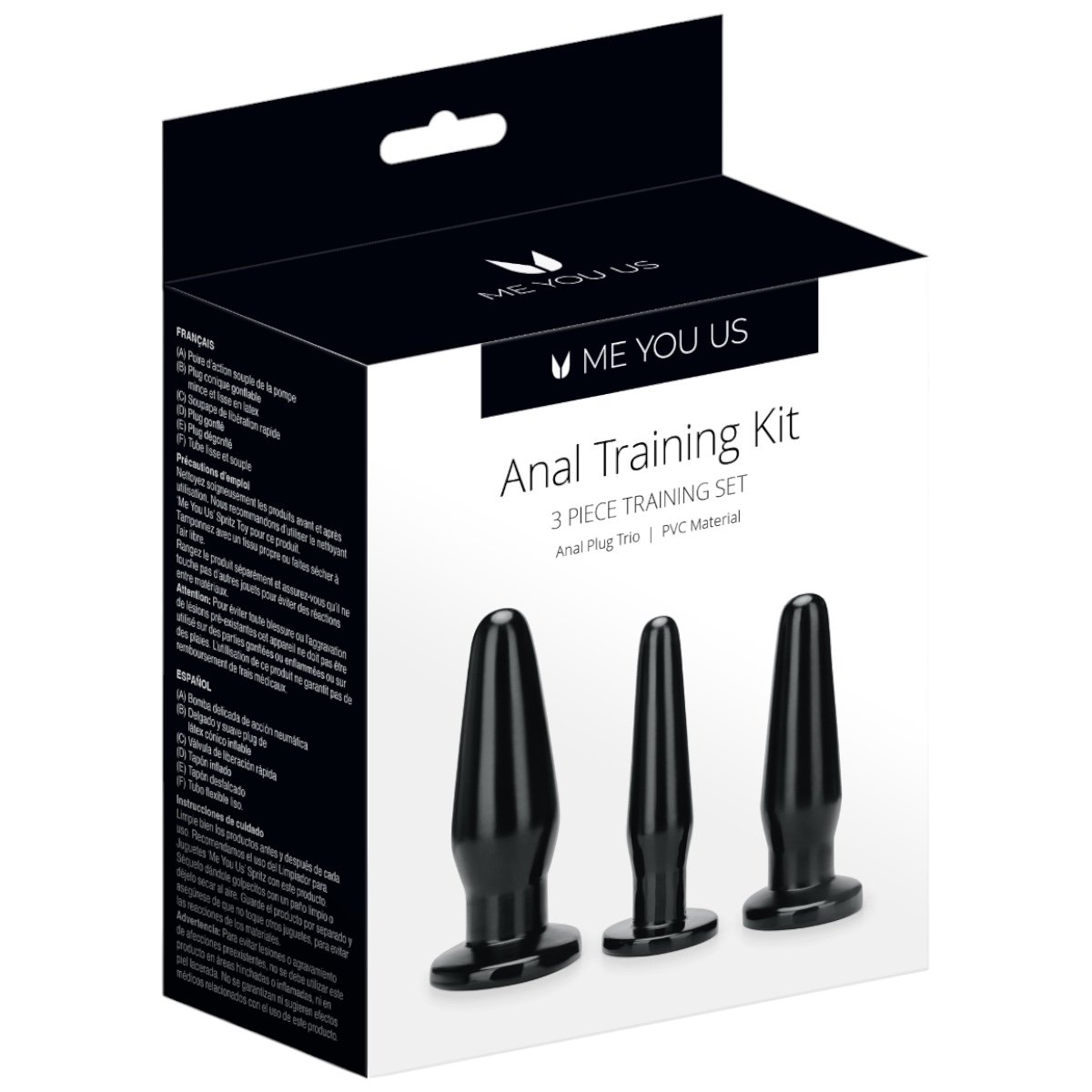 Me You Us Anal Training Butt Plug Set (3 Piece)