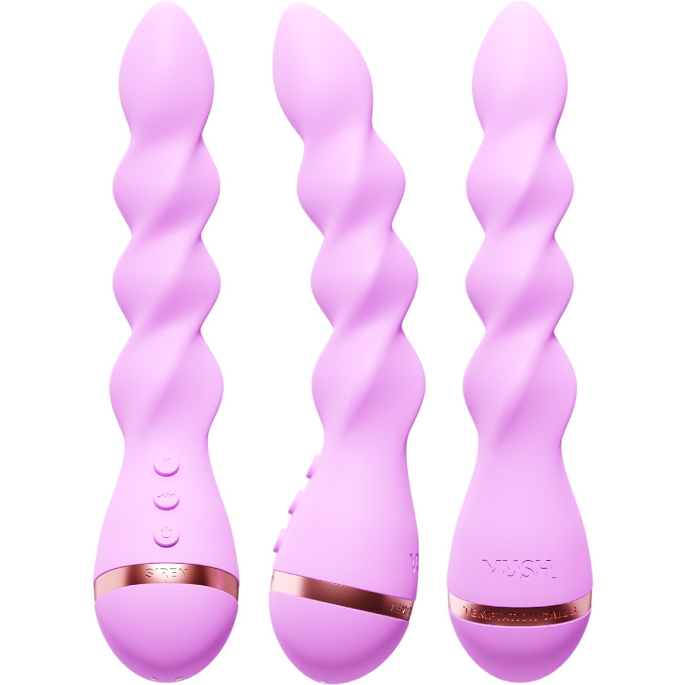 Vush Siren Purple Rechargeable Twist Vibrator