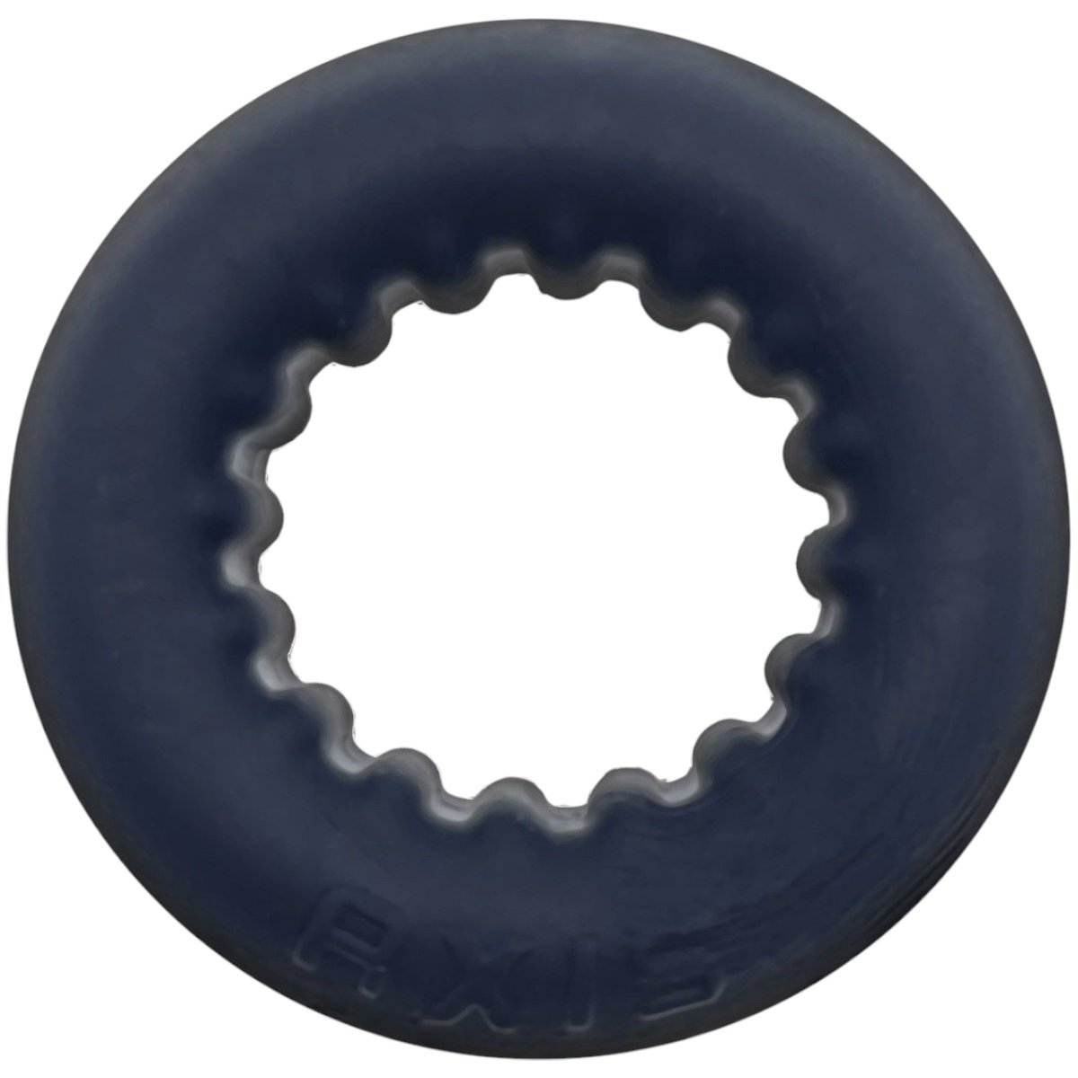 Oxballs AXIS Inner-Ribbed Cock Ring Black Ice