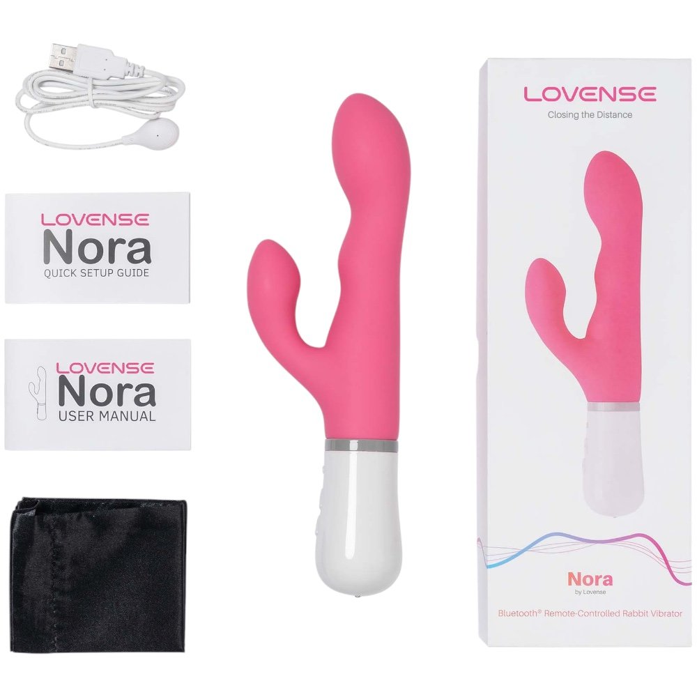 Lovense Nora App Controlled Rechargeable Rotating Rabbit Vibrator
