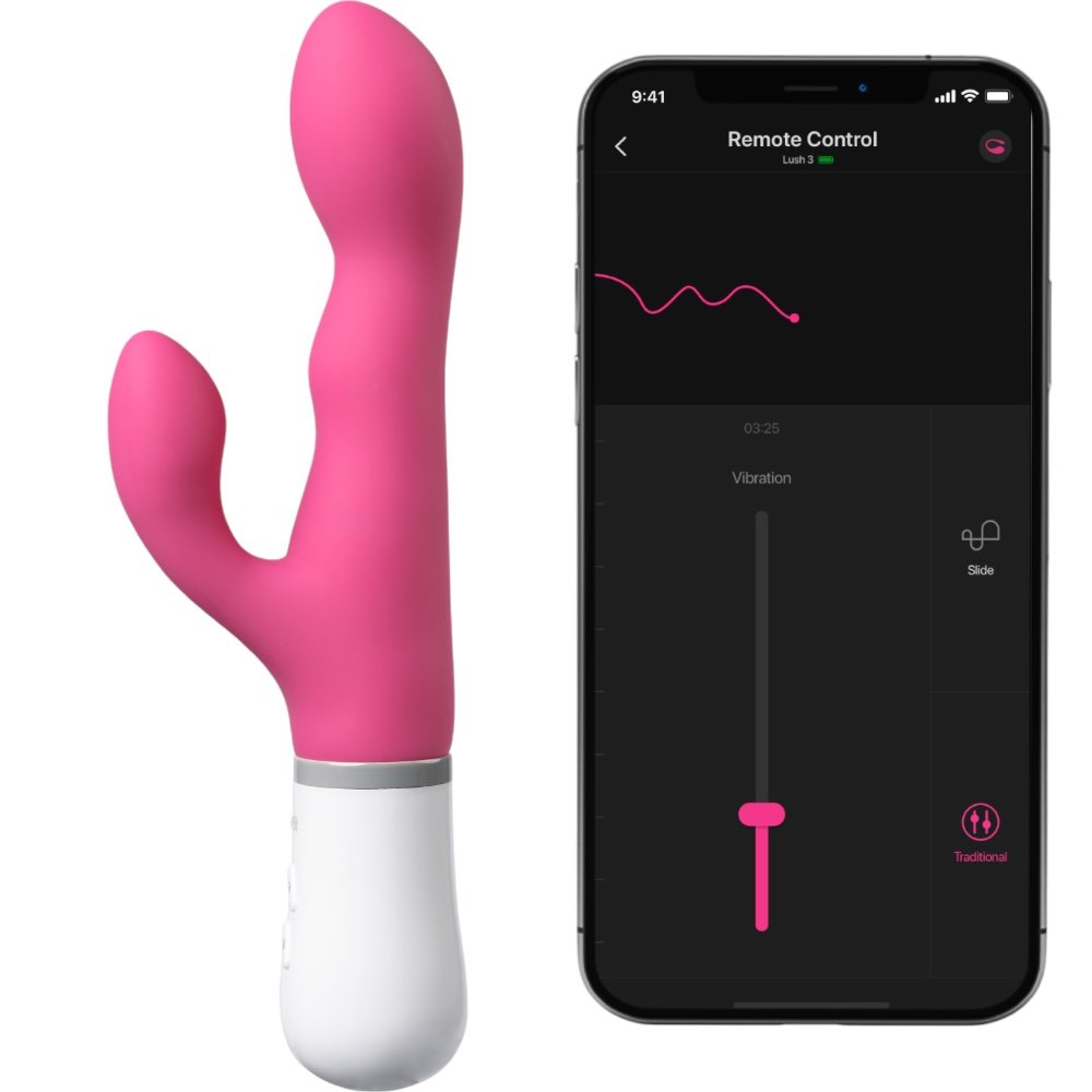 Lovense Nora App Controlled Rechargeable Rotating Rabbit Vibrator