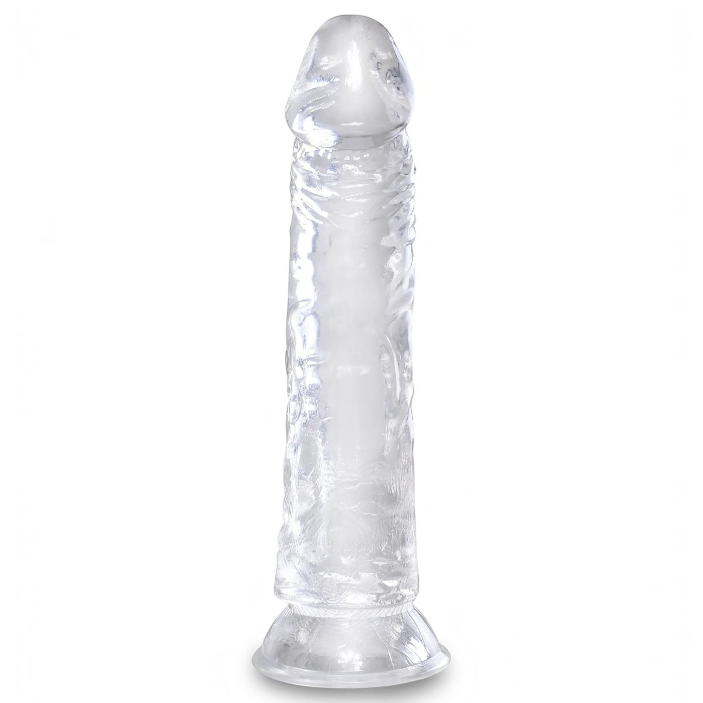 King Cock Clear 8 Inch Suction Cup Dildo