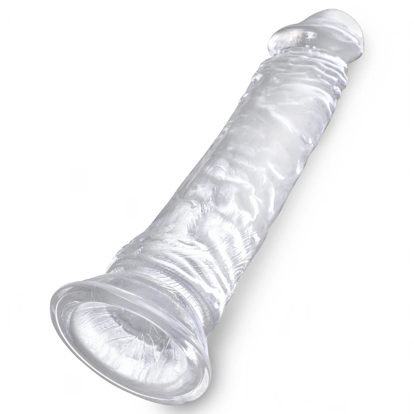 King Cock Clear 8 Inch Suction Cup Dildo