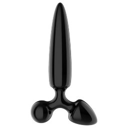 Satisfyer Triple Crystal 1 3-in-1 Glass Dildo 8.3 Inch Black